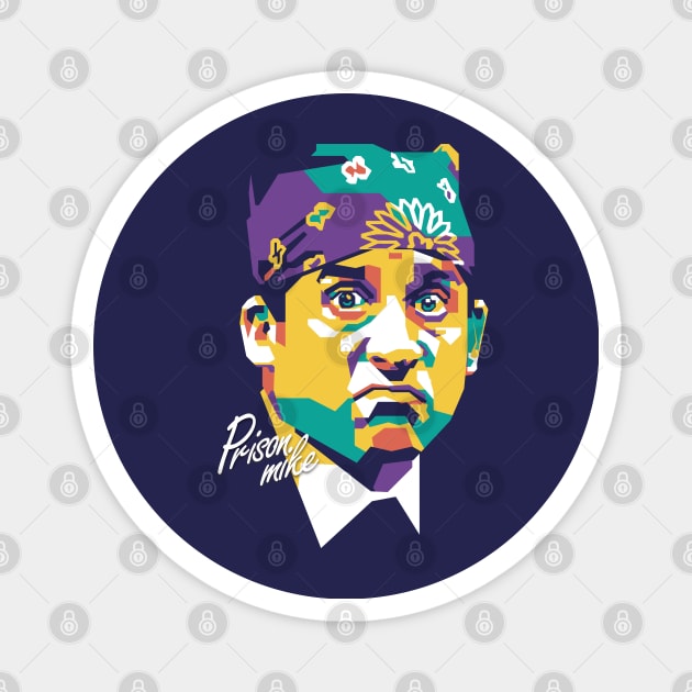 Prison Mike On WPAP #2 Magnet by pentaShop